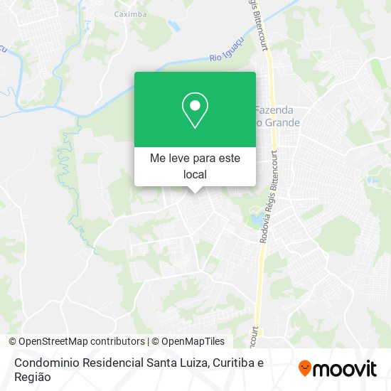 Condominio Residencial Santa Luiza mapa