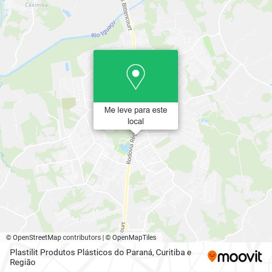 Plastilit Produtos Plásticos do Paraná mapa
