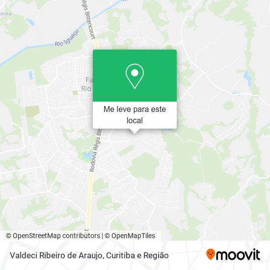 Valdeci Ribeiro de Araujo mapa