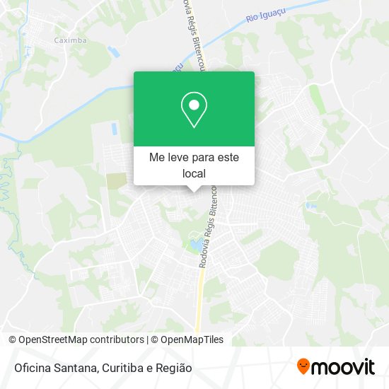 Oficina Santana mapa