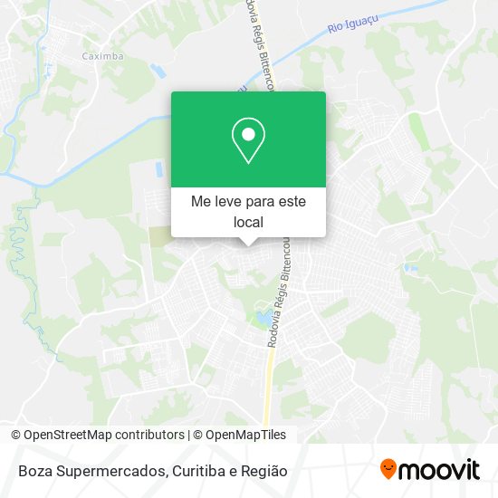 Boza Supermercados mapa