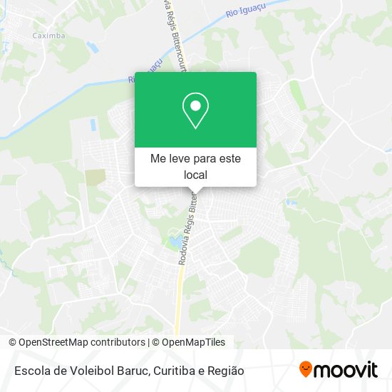 Escola de Voleibol Baruc mapa