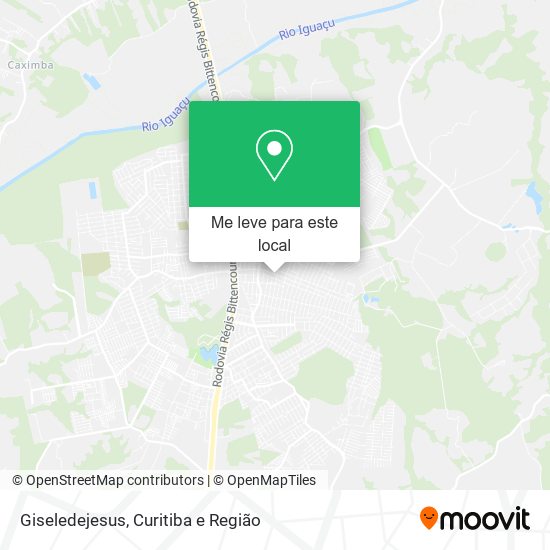 Giseledejesus mapa