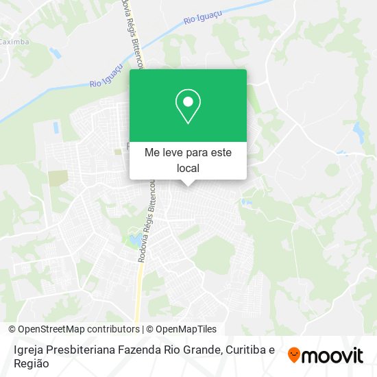 Igreja Presbiteriana Fazenda Rio Grande mapa