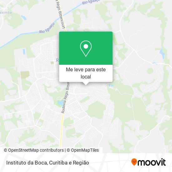 Instituto da Boca mapa