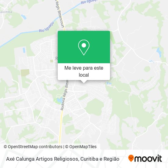 Axé Calunga Artigos Religiosos mapa