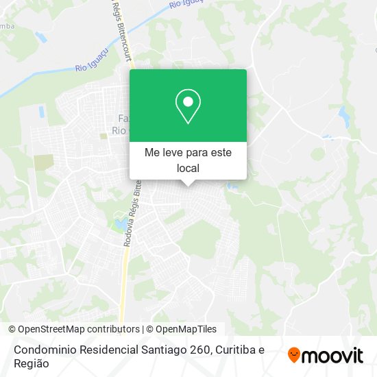 Condominio Residencial Santiago 260 mapa