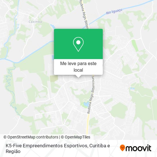 K5-Five Empreendimentos Esportivos mapa