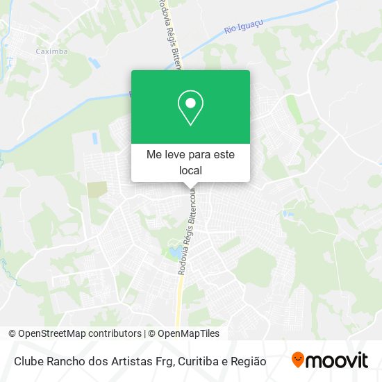 Clube Rancho dos Artistas Frg mapa