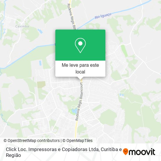 Click Loc. Impressoras e Copiadoras Ltda mapa