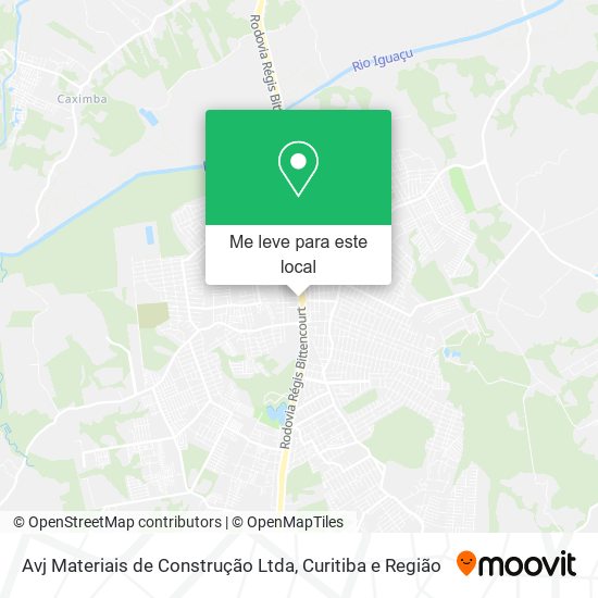Avj Materiais de Construção Ltda mapa