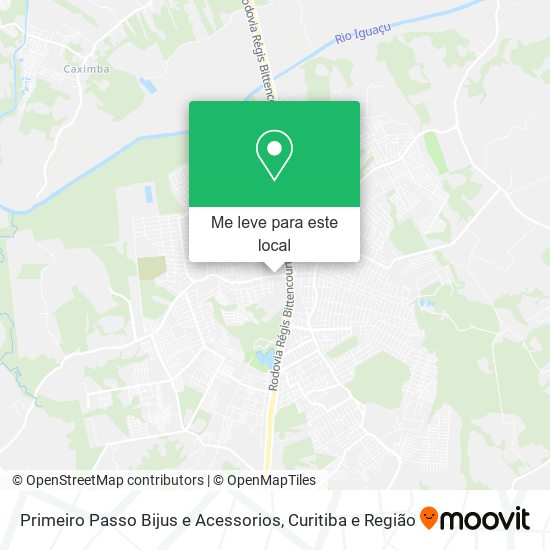 Primeiro Passo Bijus e Acessorios mapa