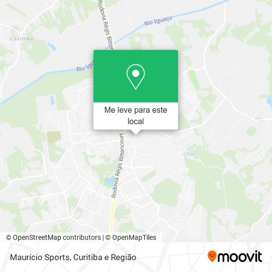 Maurício Sports mapa