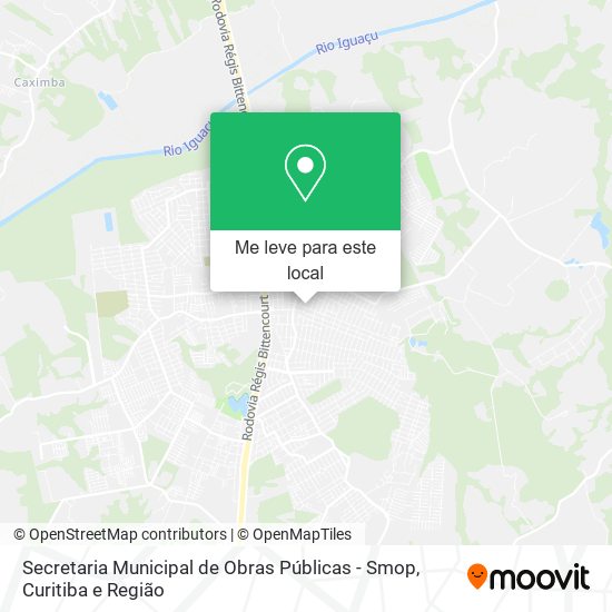 Secretaria Municipal de Obras Públicas - Smop mapa