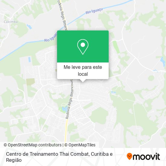Centro de Treinamento Thai Combat mapa