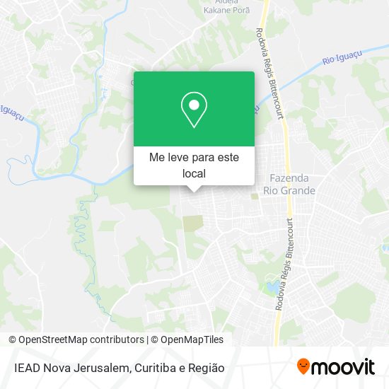 IEAD Nova Jerusalem mapa
