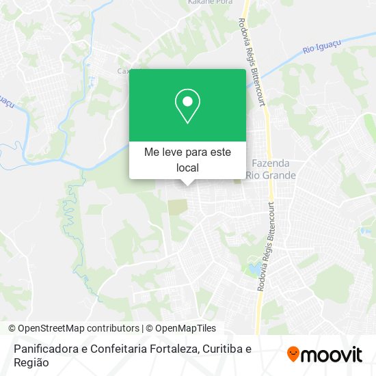 Panificadora e Confeitaria Fortaleza mapa