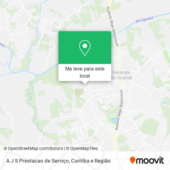 A J S Prestacao de Serviço mapa