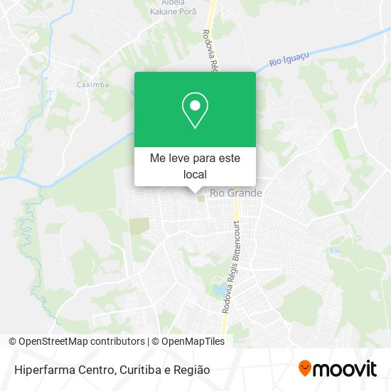 Hiperfarma Centro mapa