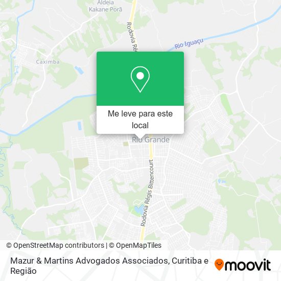 Mazur & Martins Advogados Associados mapa