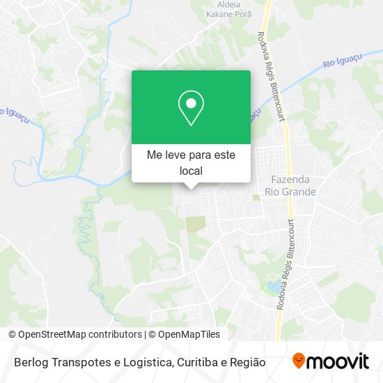 Berlog Transpotes e Logistica mapa