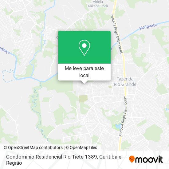 Condominio Residencial Rio Tiete 1389 mapa