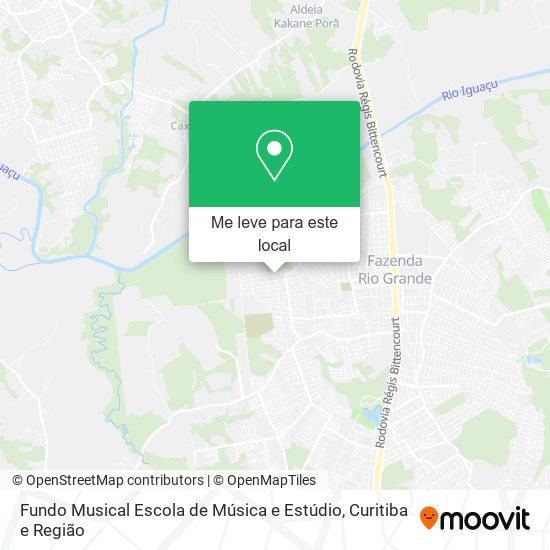 Fundo Musical Escola de Música e Estúdio mapa