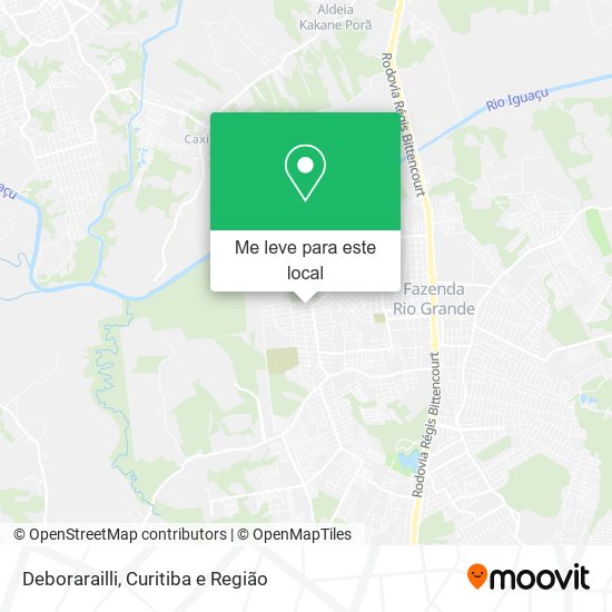 Deborarailli mapa