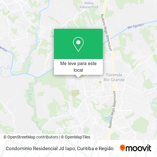 Condominio Residencial Jd Iapo mapa