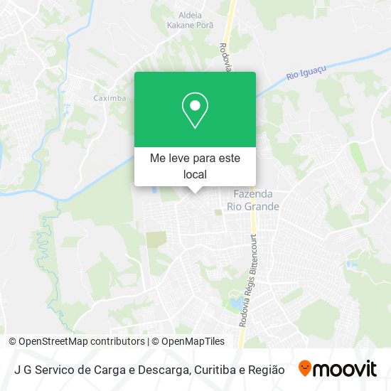 J G Servico de Carga e Descarga mapa
