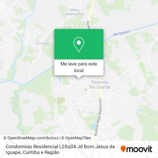 Condominio Residencial L05q04 Jd Bom Jesus de Iguape mapa