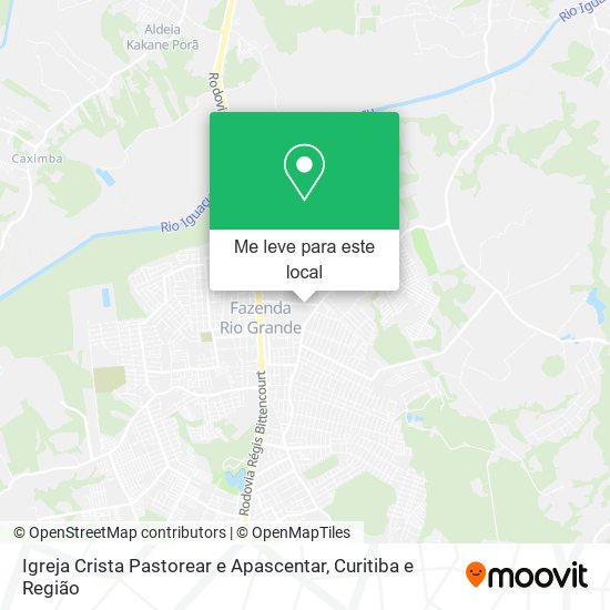 Igreja Crista Pastorear e Apascentar mapa