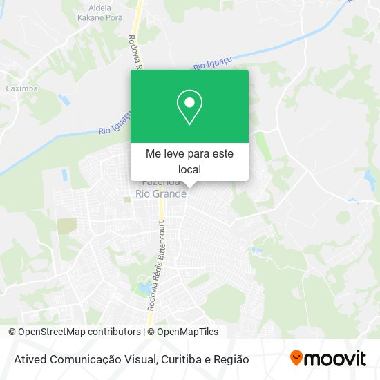 Atived Comunicação Visual mapa