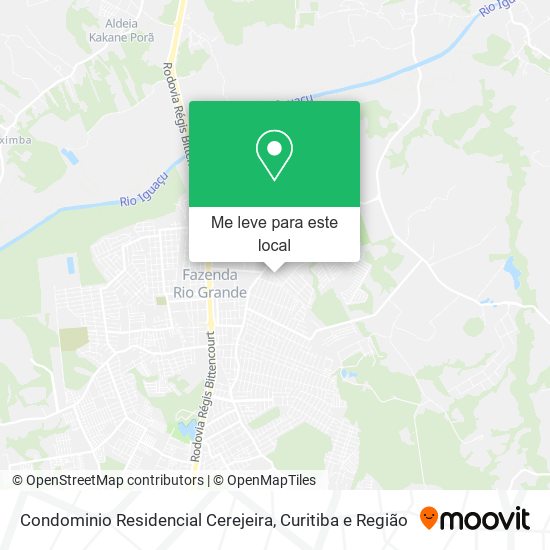 Condominio Residencial Cerejeira mapa