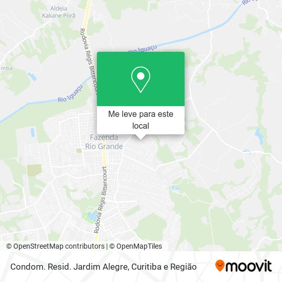 Condom. Resid. Jardim Alegre mapa