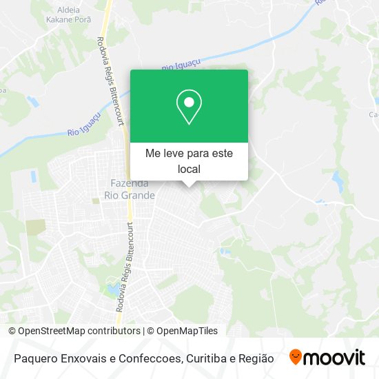 Paquero Enxovais e Confeccoes mapa