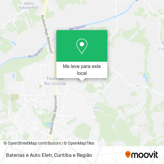 Baterias e Auto Eletr mapa