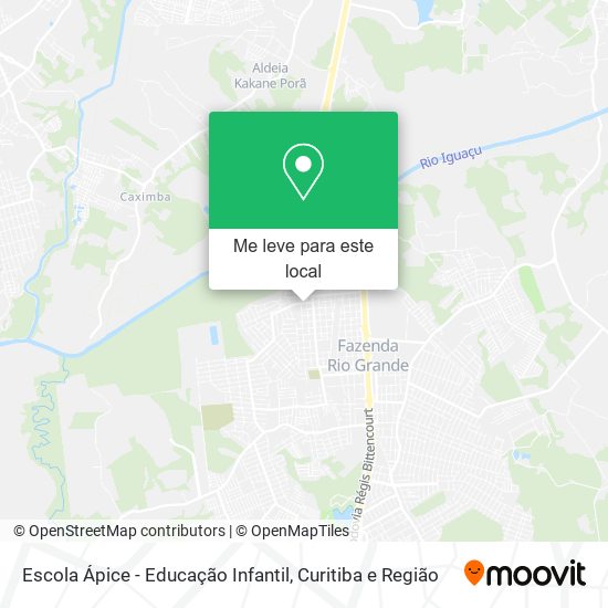 Escola Ápice - Educação Infantil mapa