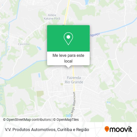 V.V. Produtos Automotivos mapa