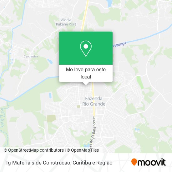 Ig Materiais de Construcao mapa