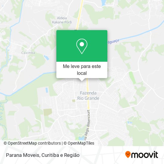 Parana Moveis mapa