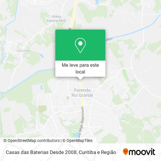 Casas das Baterias Desde 2008 mapa