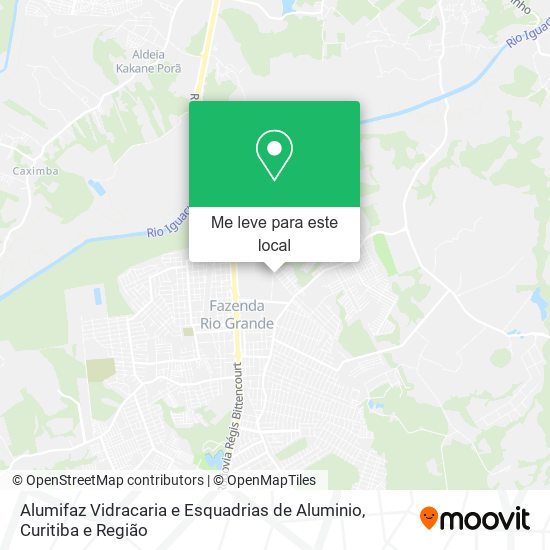 Alumifaz Vidracaria e Esquadrias de Aluminio mapa