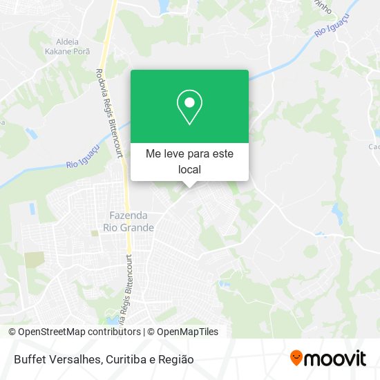 Buffet Versalhes mapa