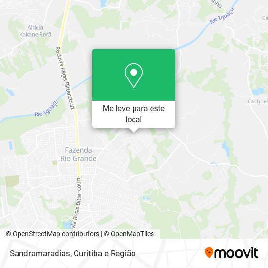 Sandramaradias mapa