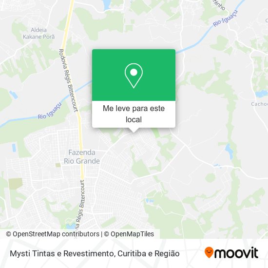 Mysti Tintas e Revestimento mapa
