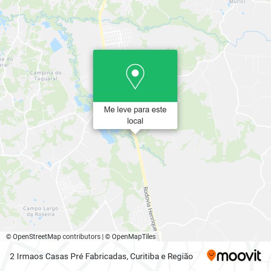 2 Irmaos Casas Pré Fabricadas mapa