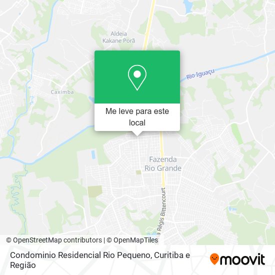 Condominio Residencial Rio Pequeno mapa