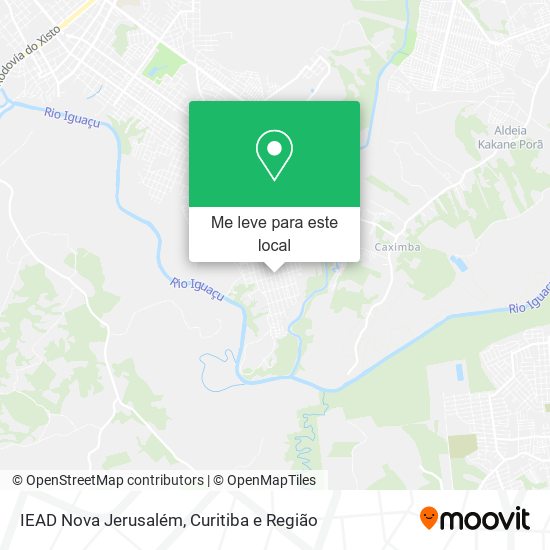 IEAD Nova Jerusalém mapa