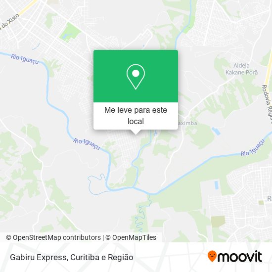 Gabiru Express mapa